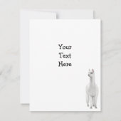 Alpaka Einladung (Rückseite)