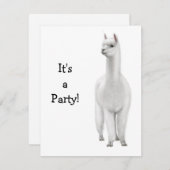 Alpaka Einladung (Vorne/Hinten)
