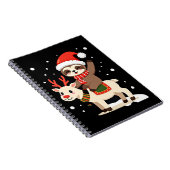 Alpaka Faultier Weihnachten (3) Notizblock (Rechte Seite)