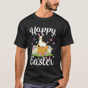 Alpaka Frohe Ostereier Jagd Hasenohren Alpaka Oste T-Shirt