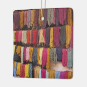 Alpaka-Garn Keramikornament (Links)