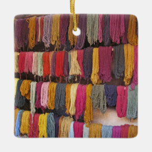 Alpaka-Garn Keramikornament