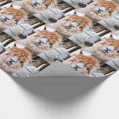 Alpaka Geschenkpapier (Ecke)