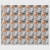 Alpaka Geschenkpapier (Flach)