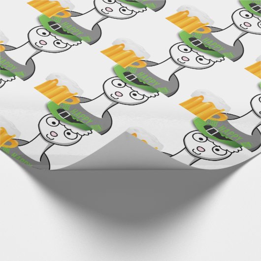 Alpaka Geschenkpapier (Ecke)