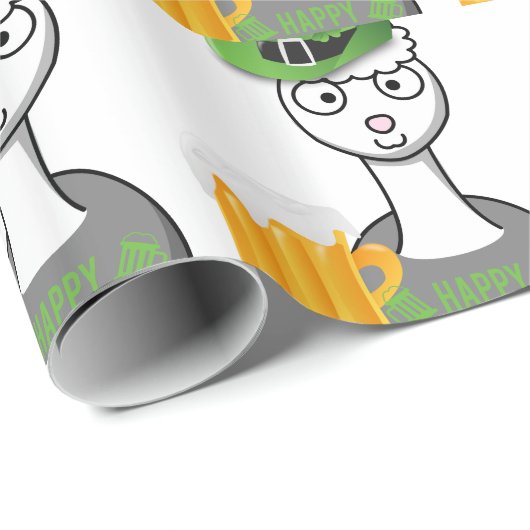 Alpaka Geschenkpapier (Rolleneckpunkt)