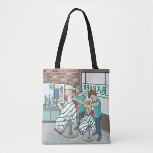Alpaka-Haarschnitt Tasche