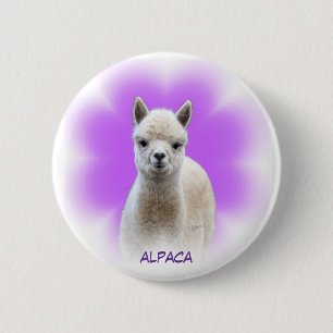 Alpaka-Hoffnungs-Knopf Button