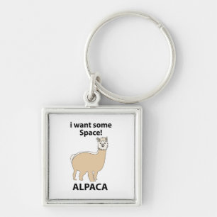 Alpaka Ich Will Etwas Platz Lustiges Alpaka Schlüsselanhänger