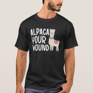 Alpaka Ihre Wunde ICU Krankenschwester Intensivsta T-Shirt