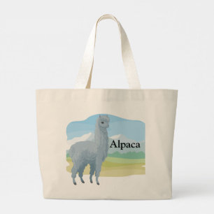 Alpaka Jumbo Stoffbeutel