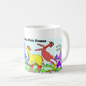 Alpaka-Kumpel-Tanz Kaffeetasse (VorderseiteRechts)