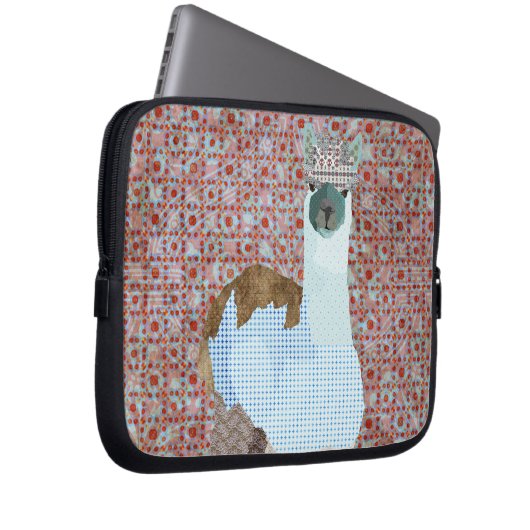 Alpaka-Kunst-Computer-Hülse Laptopschutzhülle (Vorne Rechts)