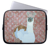 Alpaka-Kunst-Computer-Hülse Laptopschutzhülle (Vorderseite)