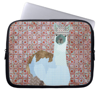 Alpaka-Kunst-Computer-Hülse Laptopschutzhülle
