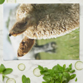 Alpaka-Liebe Geschirrtuch (Gefaltet)