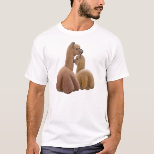 Alpaka-Liebe-T - Shirt (Vorderseite)