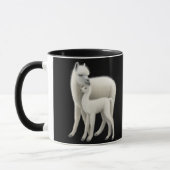 Alpaka-Liebe-Tasse Tasse (Links)