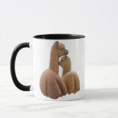 Alpaka-Liebe-Wecker-Tasse Tasse (Links)