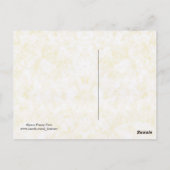 Alpaka lustiges Gesicht Postkarte (Rückseite)