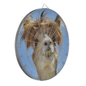 Alpaka mit dem verrückten Haar Dartscheibe (Vorderseite Links)