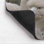 Alpaka Nahaufnahme Mousepad (Ecke)