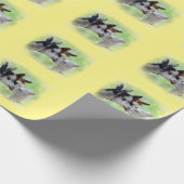 Alpaka-Packpapier Geschenkpapier (Ecke)