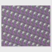 Alpaka-Papier auf Malvenfarbe Geschenkpapier (Flach)