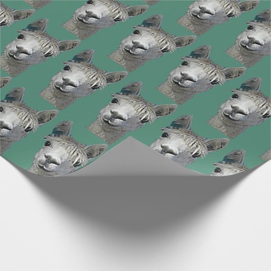 Alpaka-Papier Geschenkpapier (Ecke)