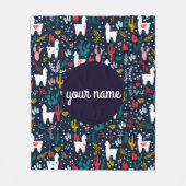 Alpaka-personalisierte Decke (Vorderseite)