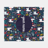 Alpaka-personalisierte Decke (Vorderseite (Horizontal))