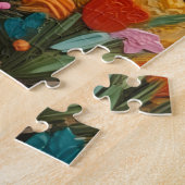 Alpaka peruanischer Weihnachtsquastenhut Puzzle (Seite)