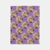 Alpaka-Polyester-Fleece-Decke Fleecedecke (Vorderseite)