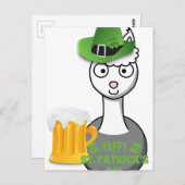 Alpaka Postkarte (Vorne/Hinten)