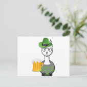 Alpaka Postkarte (Stehend Vorderseite)