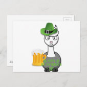 Alpaka Postkarte (Vorne/Hinten)