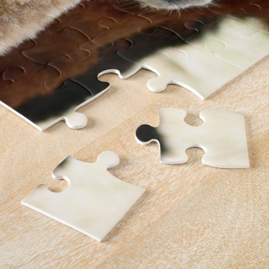 Alpaka-Puzzlespiel Rosa Puzzle (Seite)