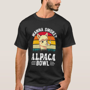 Alpaka RAUCH BAD ALPAKA SCHÜSSEL Retro Lustige Alp T-Shirt