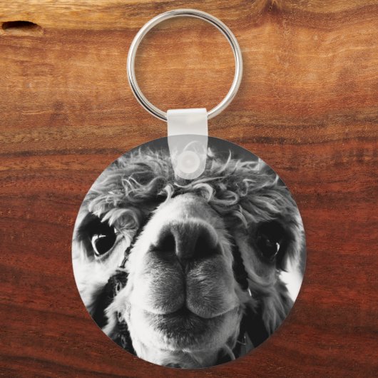 Alpaka Schlüsselanhänger (Vorderseite)