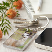 Alpaka-Schlüsselanhänger Topsi Schlüsselanhänger (Vorderseite rechts)