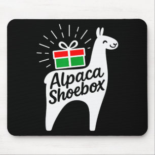 Alpaka-Schuppen Ss Cute Ssbox Weihnachten Kind Geb Mousepad