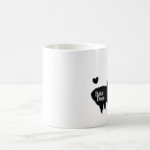 ALPAKA-SCHWARZES KAFFEETASSE (Mittel)