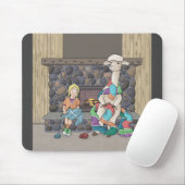 Alpaka Stricken Mousepad (Mit Mouse)