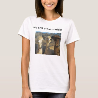 Alpaka-T - Shirt mit einer Mitteilung!