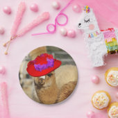 Alpaka-Teller Pappteller (Party)