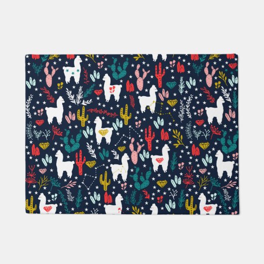 Alpaka-Tür-Matte Fußmatte (Vorderseite)