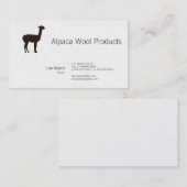 Alpaka Visitenkarte (Vorne/Hinten)