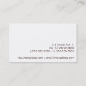 Alpaka Visitenkarte (Rückseite)