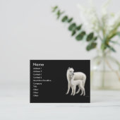 Alpaka-Visitenkarte Visitenkarte (Stehend Vorderseite)