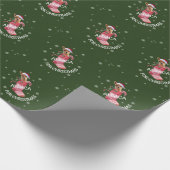 Alpaka-WeihnachtsPackpapier Geschenkpapier (Ecke)